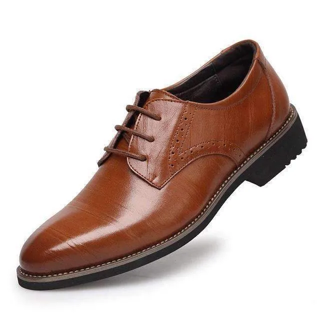100% Genuine Leather Men's Dress Shoes / High Quality Oxford Shoes