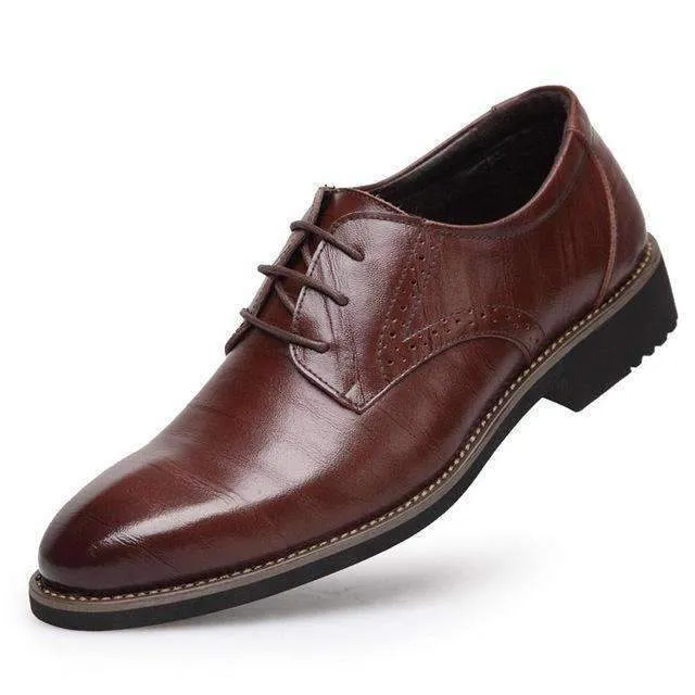 100% Genuine Leather Men's Dress Shoes / High Quality Oxford Shoes