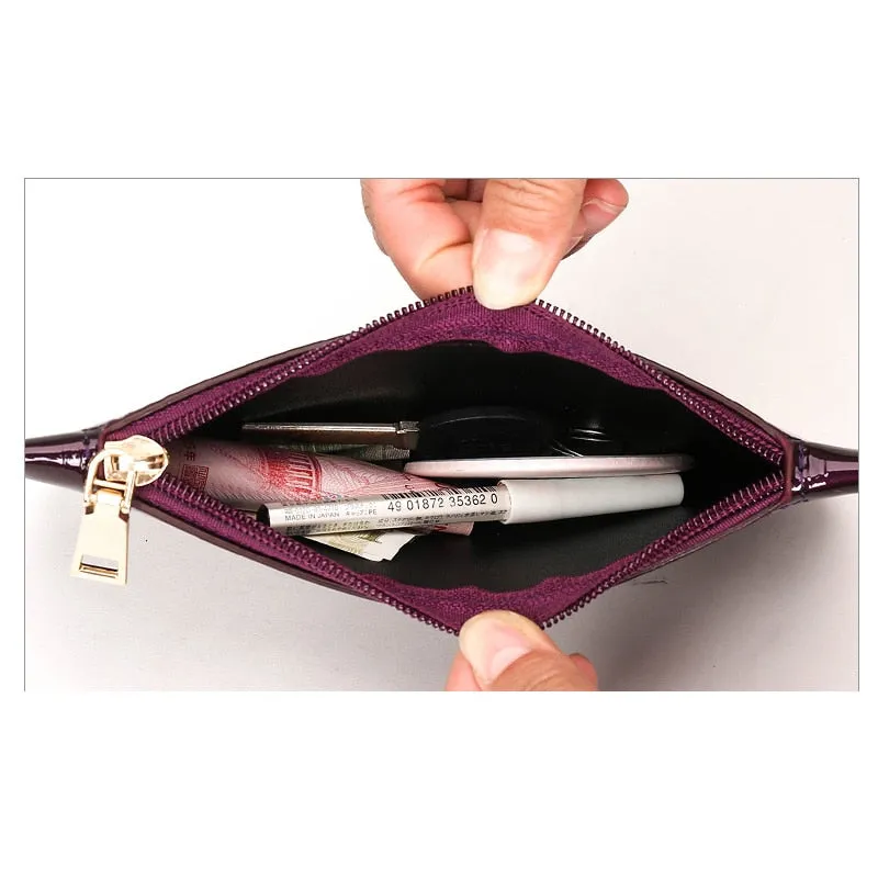 3 Sets High Quality Patent Leather Women Handbags Luxury Brands Tote Bag Ladies Shoulder Messenger crossbody bag Clutch Feminina