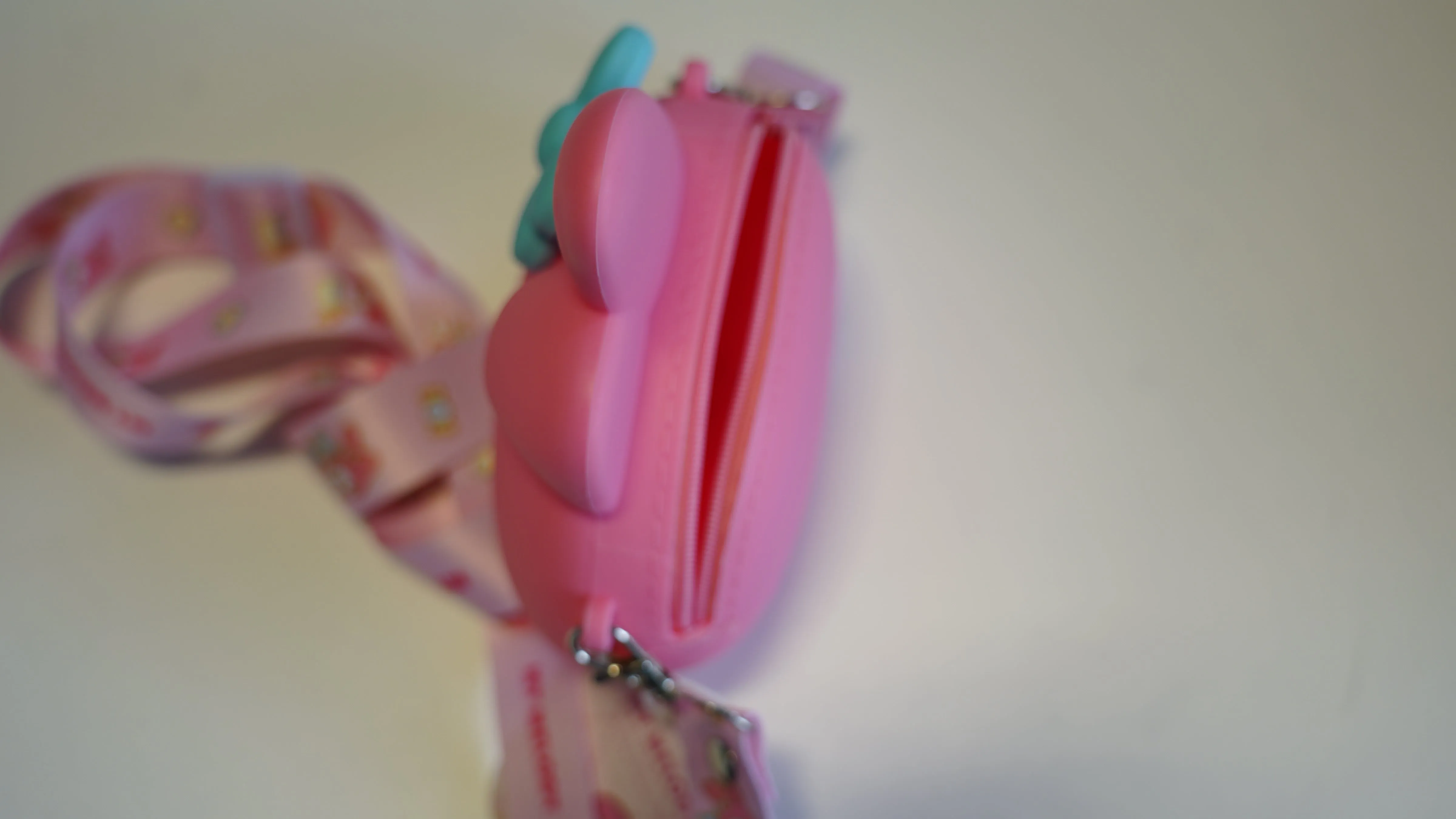 3D cartoon Silicone Strap Shoulder Bag for Kids