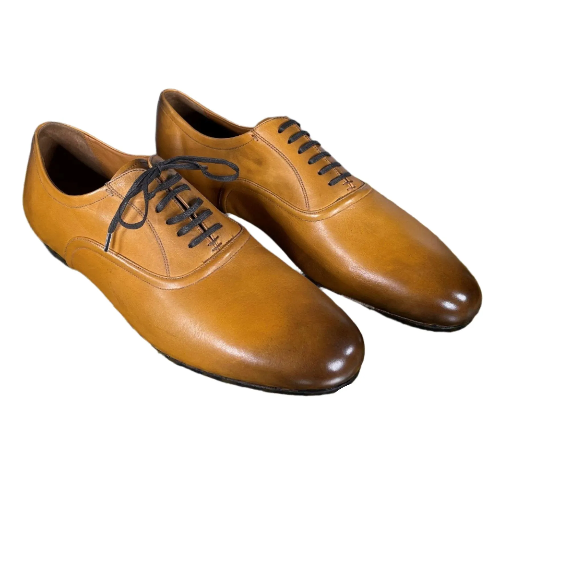 Bally Plas Honey Leather Oxfords