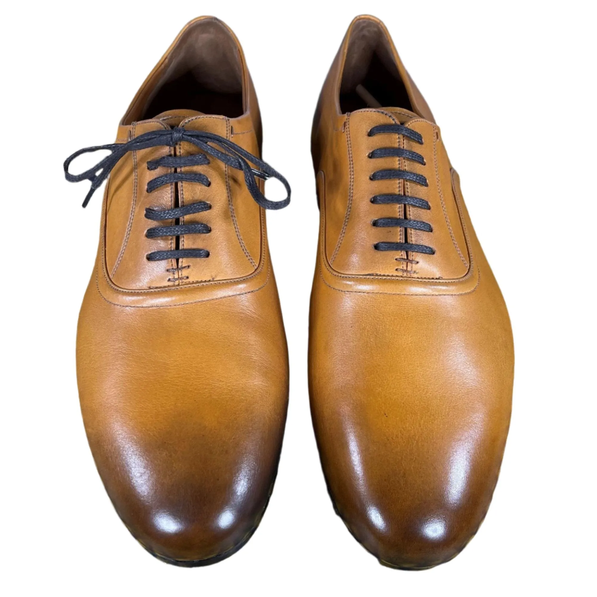 Bally Plas Honey Leather Oxfords