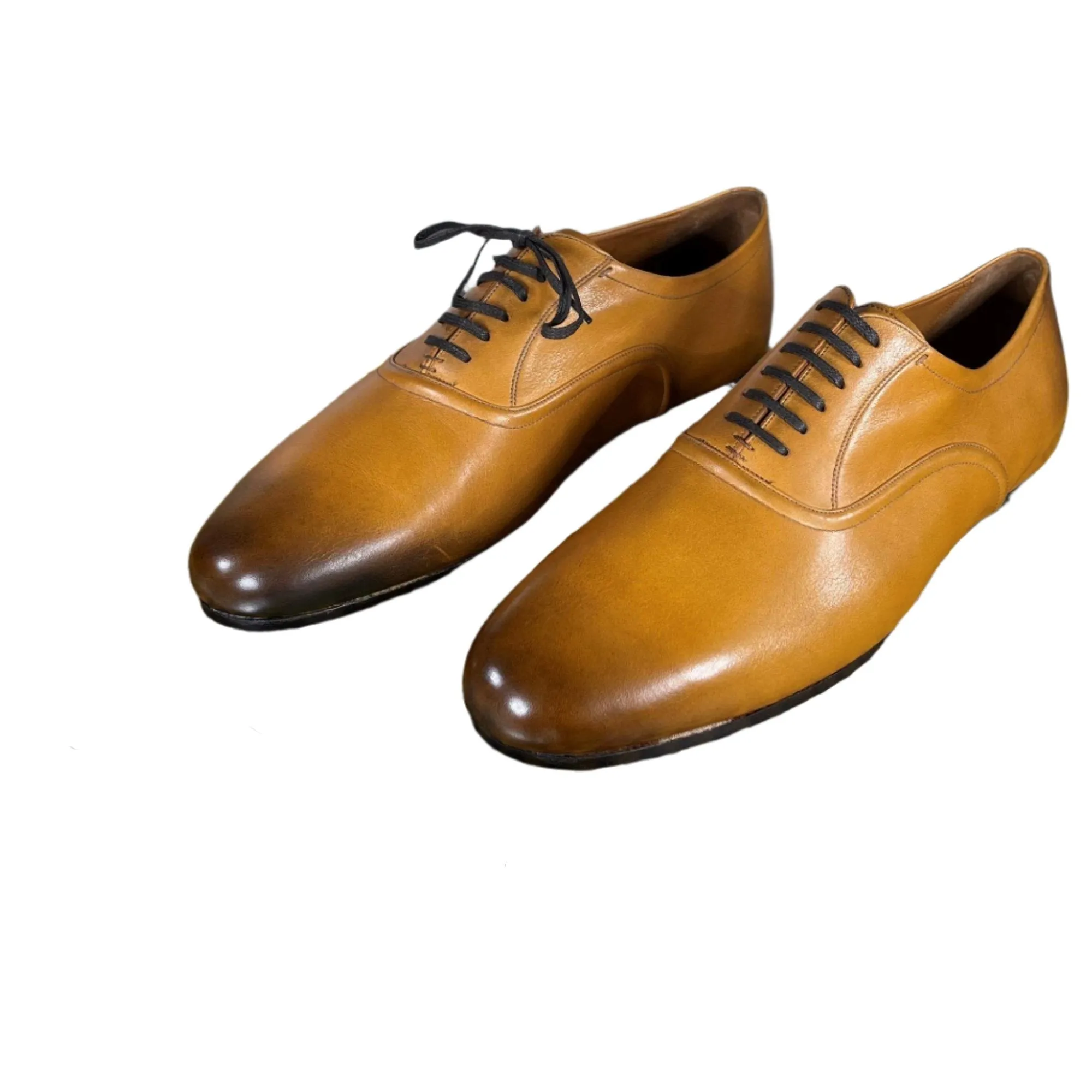 Bally Plas Honey Leather Oxfords
