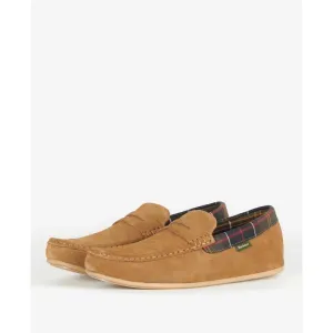 Barbour Porterfield Mens Slipper - Dark Sand
