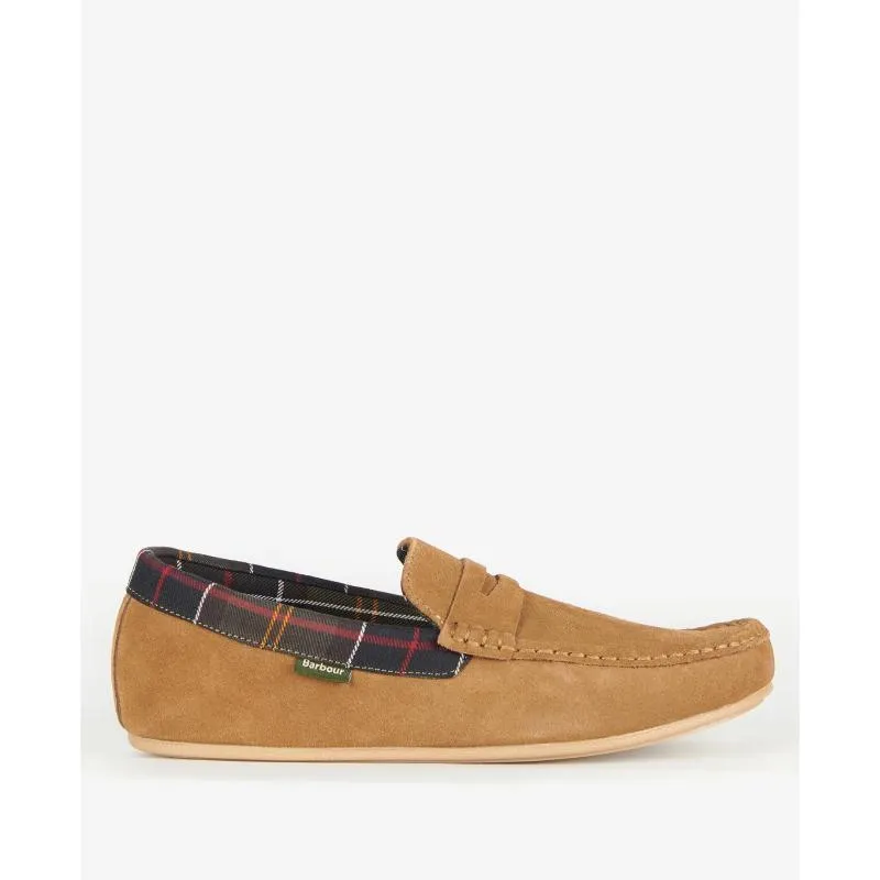 Barbour Porterfield Mens Slipper - Dark Sand