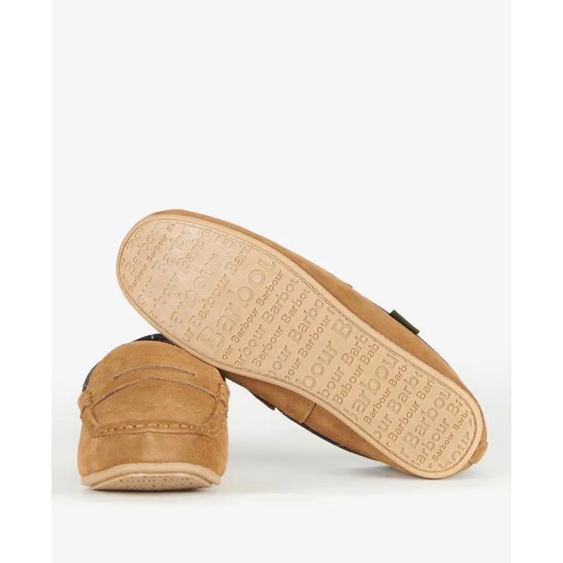 Barbour Porterfield Mens Slipper - Dark Sand