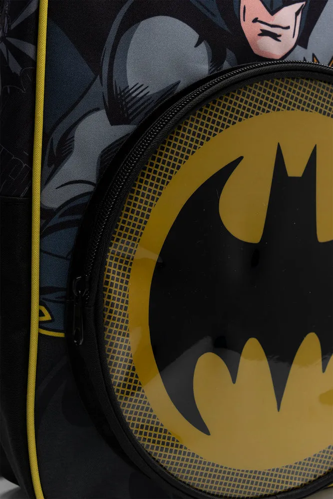 Batman Round Pocket Grey