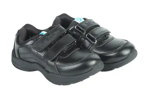 Black Velcro School Shoes for Kids 57003 (13Yrs  )