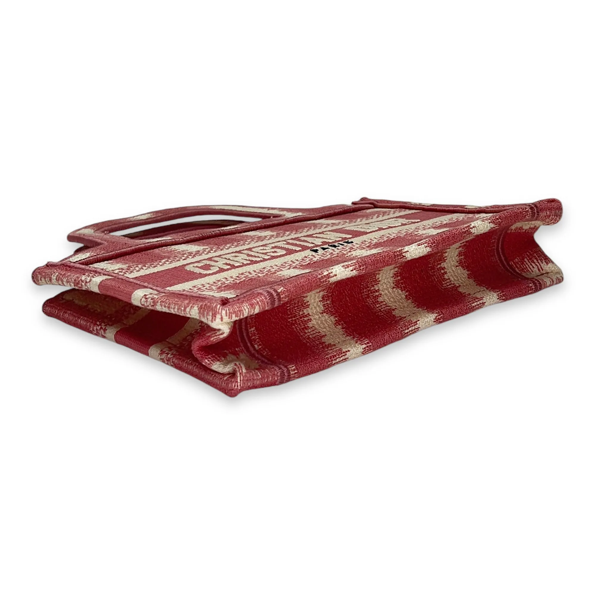 Book Tote Mini Top handle bag in Jacquard, N/A Hardware
