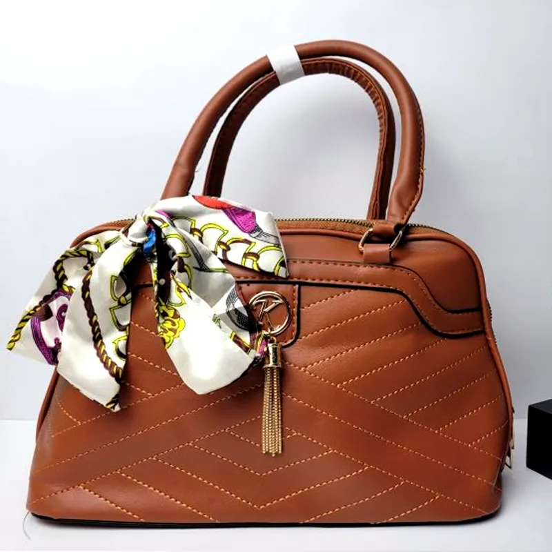Bow Style Leather Handbag – Women Tote Bags Large Capacity Shoulder Bag with Tassel Satchel Purses for Ladies #22