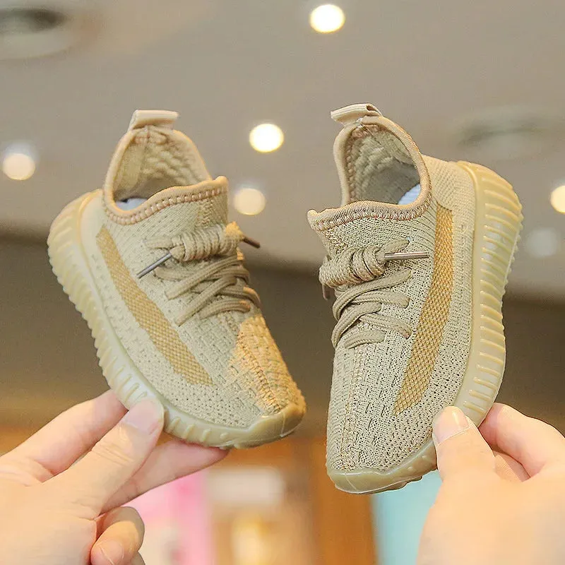 Breathable Soft Bottom Kids Boys Girls Running Shoes