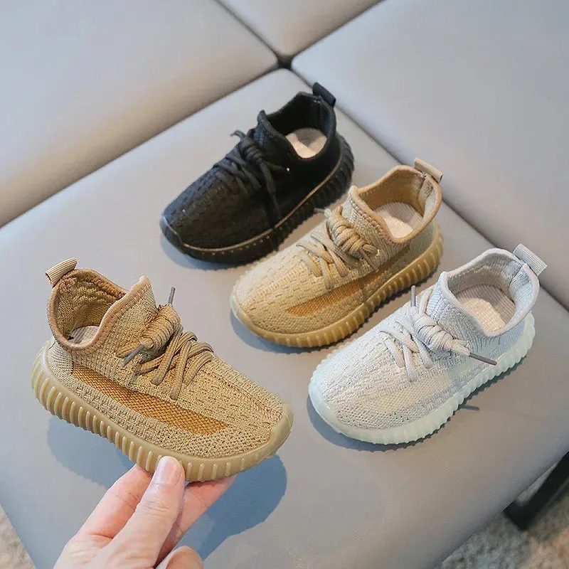 Breathable Soft Bottom Kids Boys Girls Running Shoes