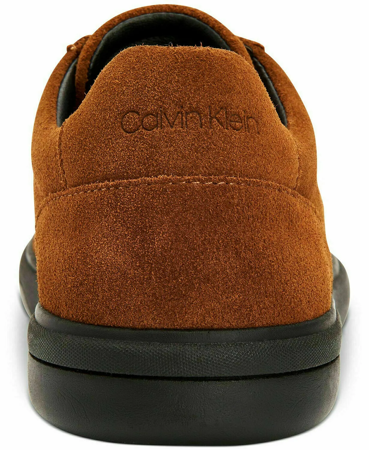 Calvin Klein Men's Gleyber Silky Suede Dress Oxfords  Color Russet Size 7M