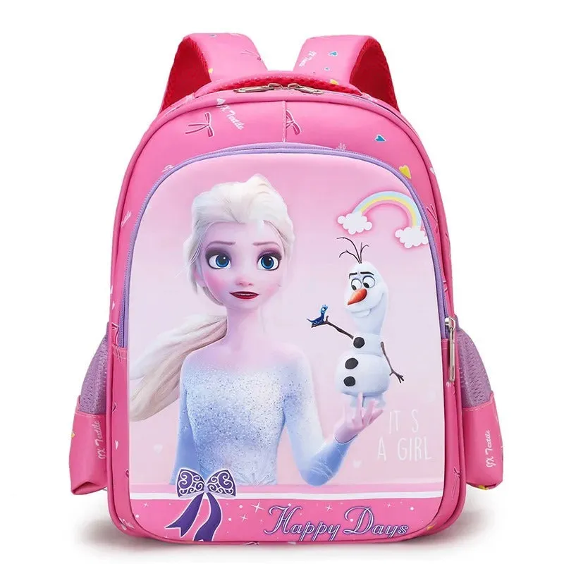 Cartoon Printed Kids School Bag | Large Capacity Waterproof Kids Backpack