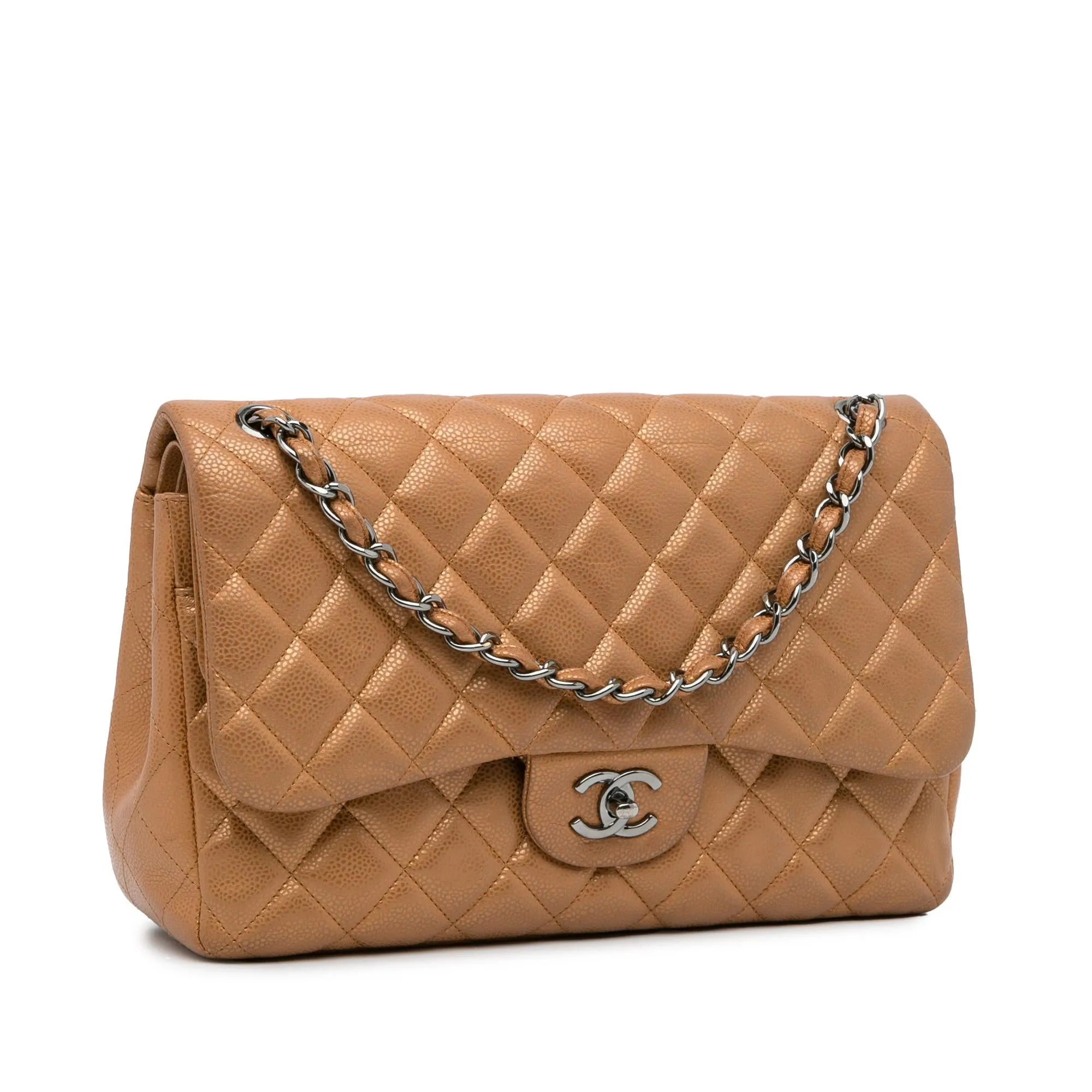 Chanel Jumbo Classic Caviar Double Flap Bag (SHG-YmUP1q)