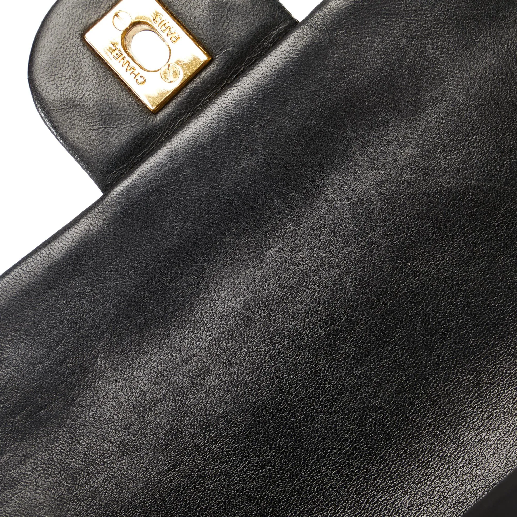 Chanel Medium Tall Classic Lambskin Double Flap (SHG-N2XA7B)