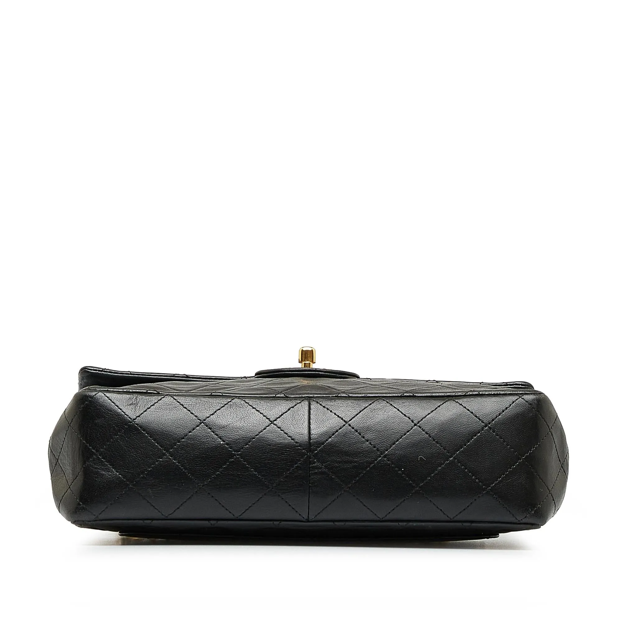 Chanel Medium Tall Classic Lambskin Double Flap (SHG-N2XA7B)