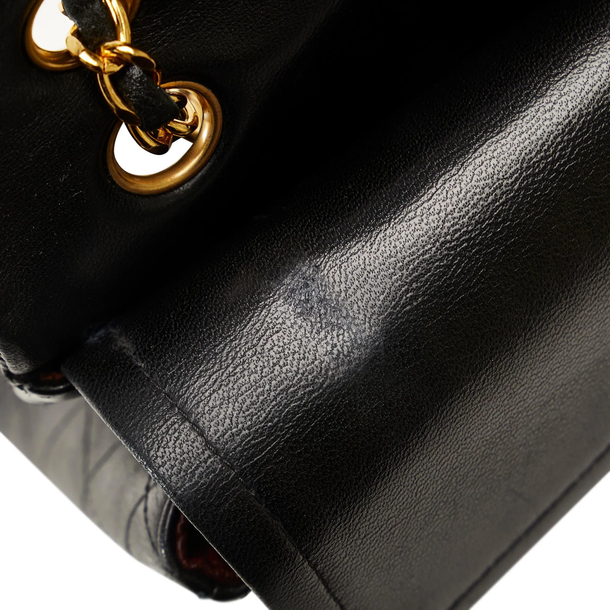 Chanel Medium Tall Classic Lambskin Double Flap (SHG-N2XA7B)