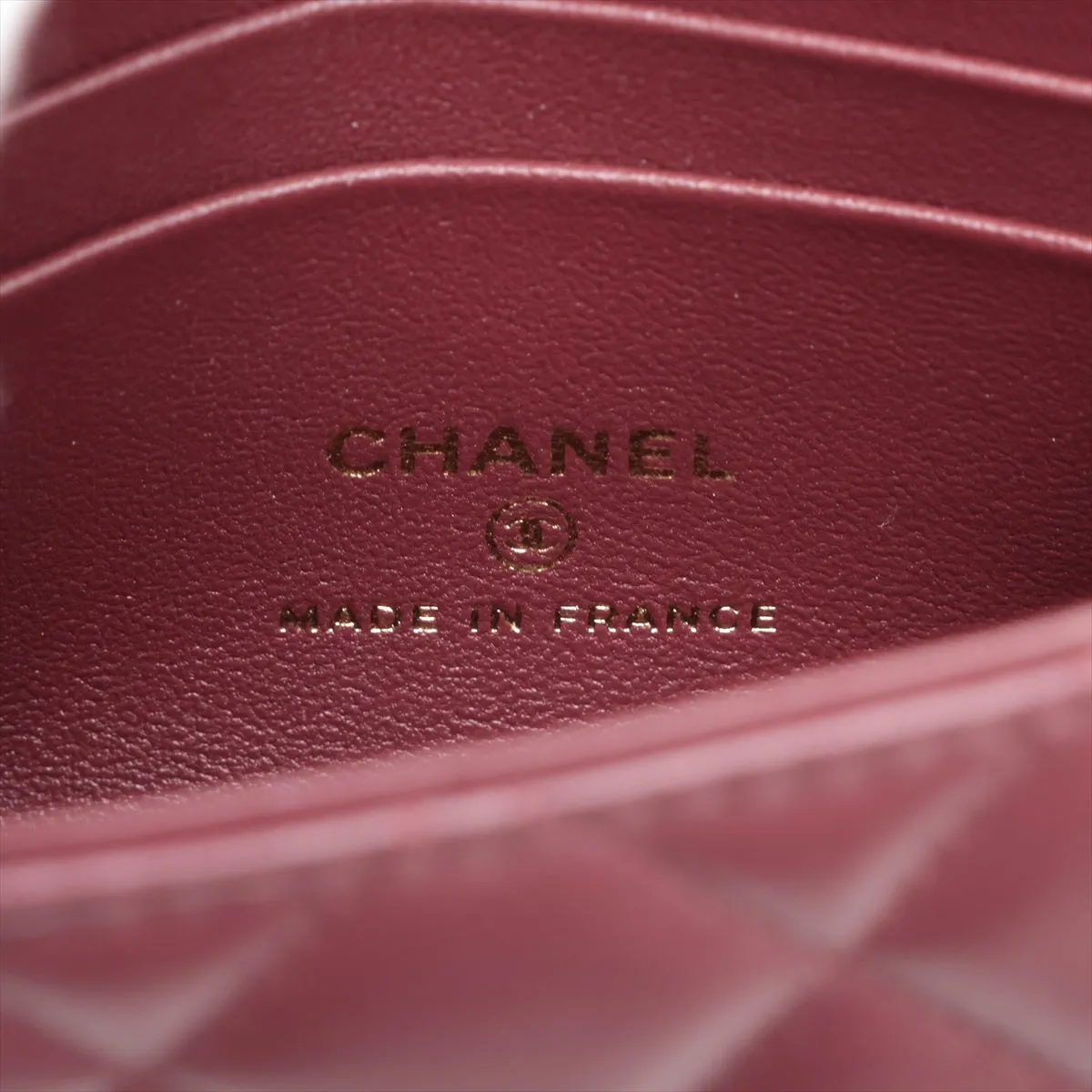 Chanel Mini Matrasse  Chain Shoulder Bag Top Handle Bordeaux G