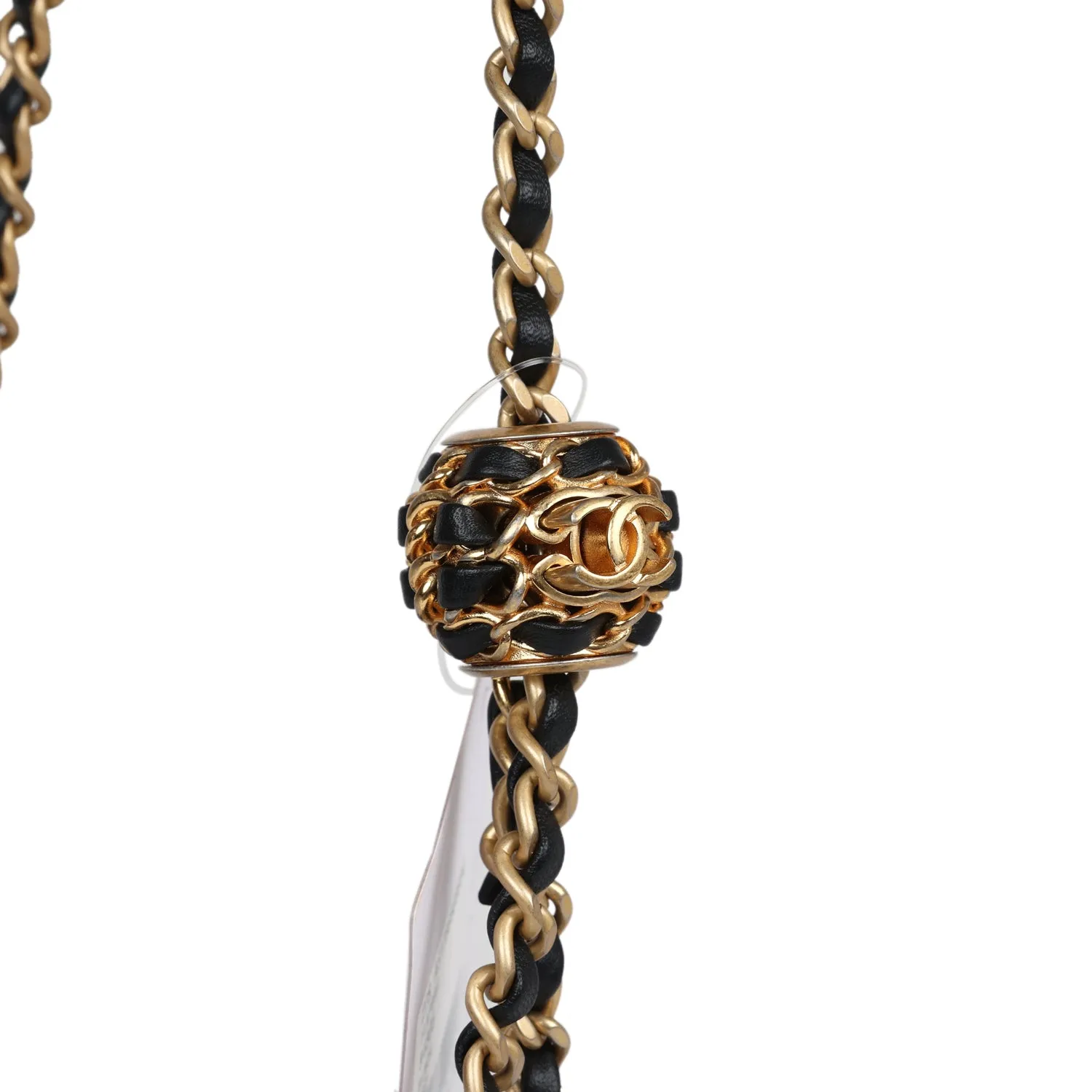 Chanel Mini Square Pearl Crush Flap Bag Black Lambskin Anitque Gold Hardware