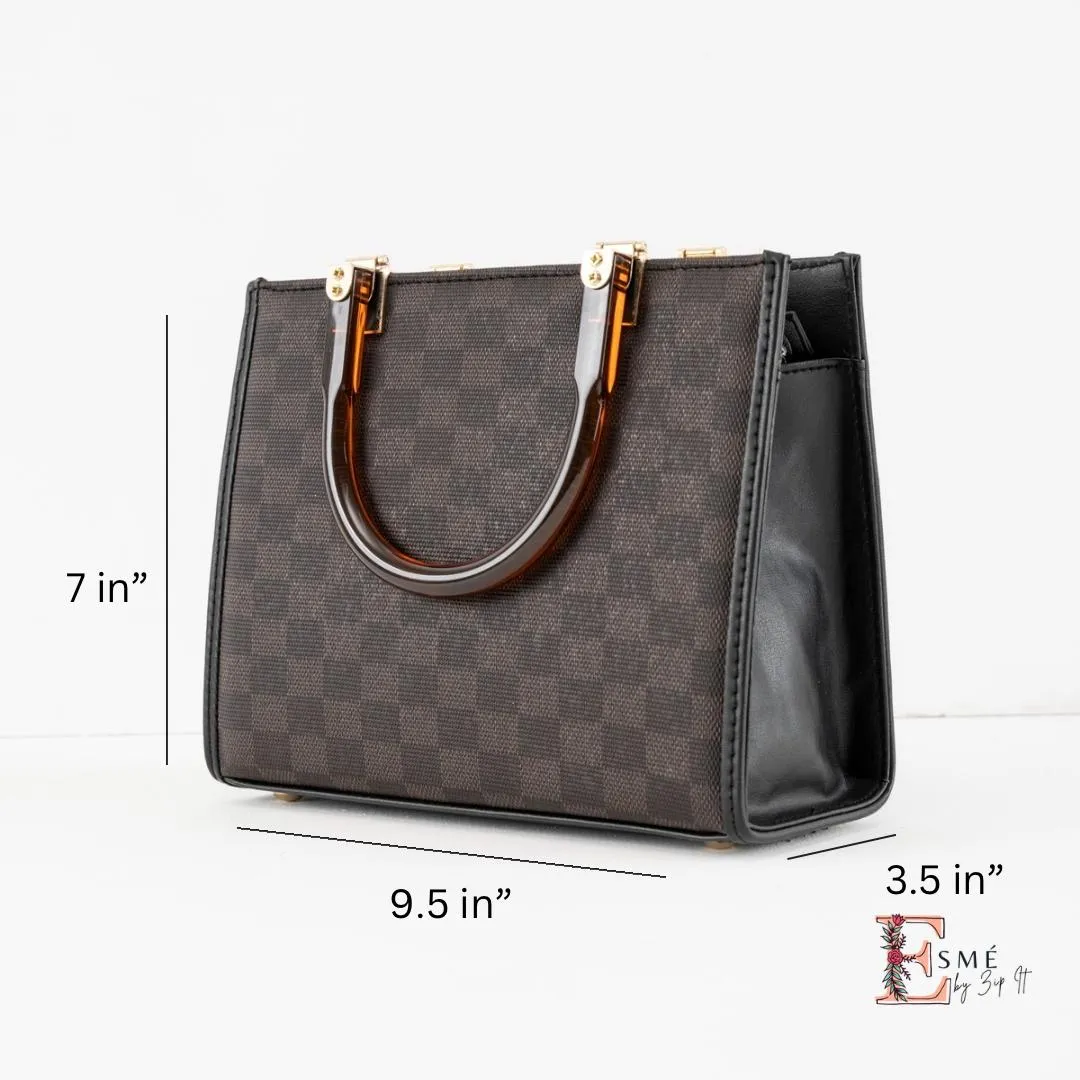 Checkmate Bag - Dark Brown