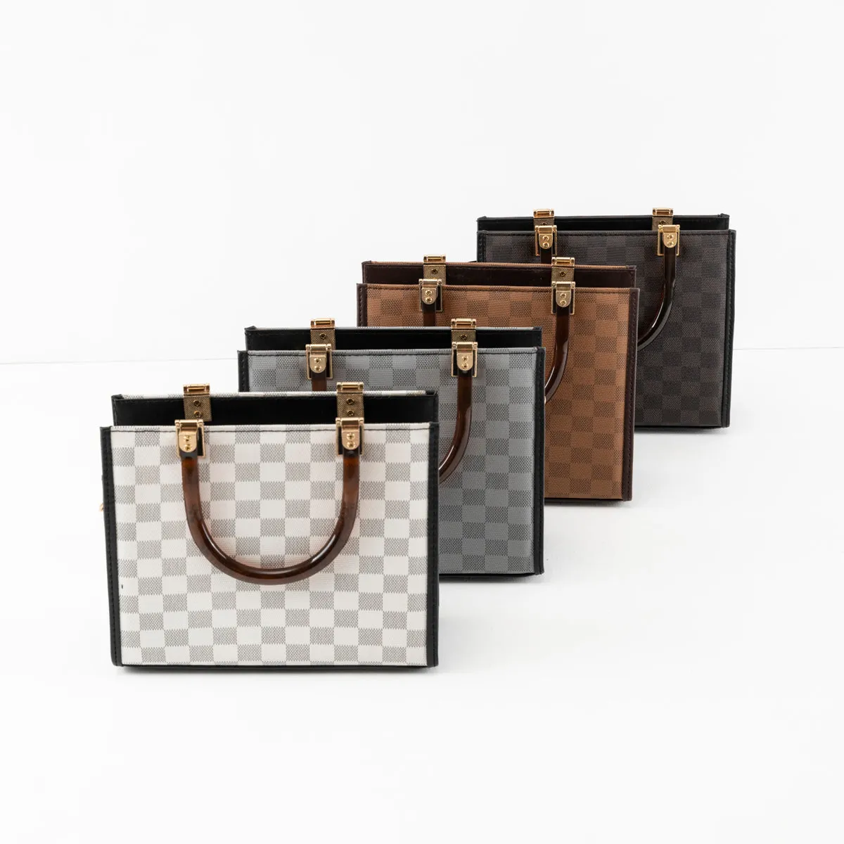 Checkmate Bag - Dark Brown