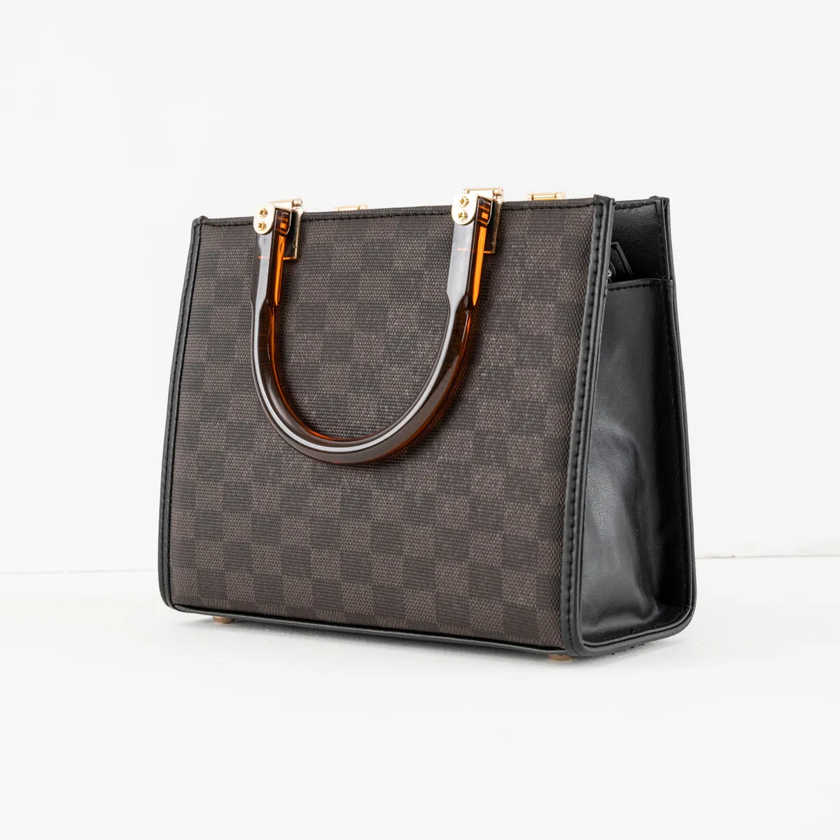 Checkmate Bag - Dark Brown