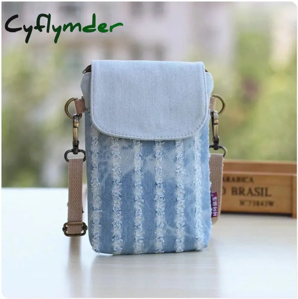 Cyflymder Small Shoulder Bags Nylon Women Mobile Phone Bags Mini Female Messenger Purse Lady Wallet Purse Crossbody Messenger Mobile Bag