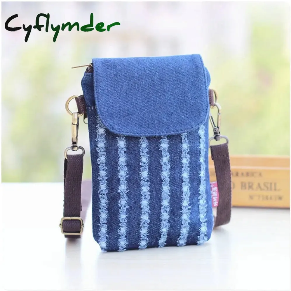 Cyflymder Small Shoulder Bags Nylon Women Mobile Phone Bags Mini Female Messenger Purse Lady Wallet Purse Crossbody Messenger Mobile Bag