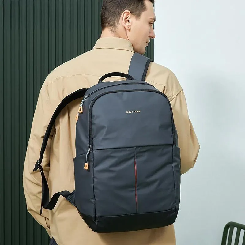 DENIM Large Capacity Backpack Men Women Business Laptop Computer Bag Student School Bags