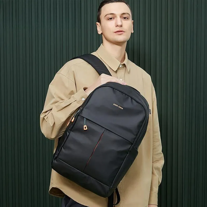 DENIM Large Capacity Backpack Men Women Business Laptop Computer Bag Student School Bags