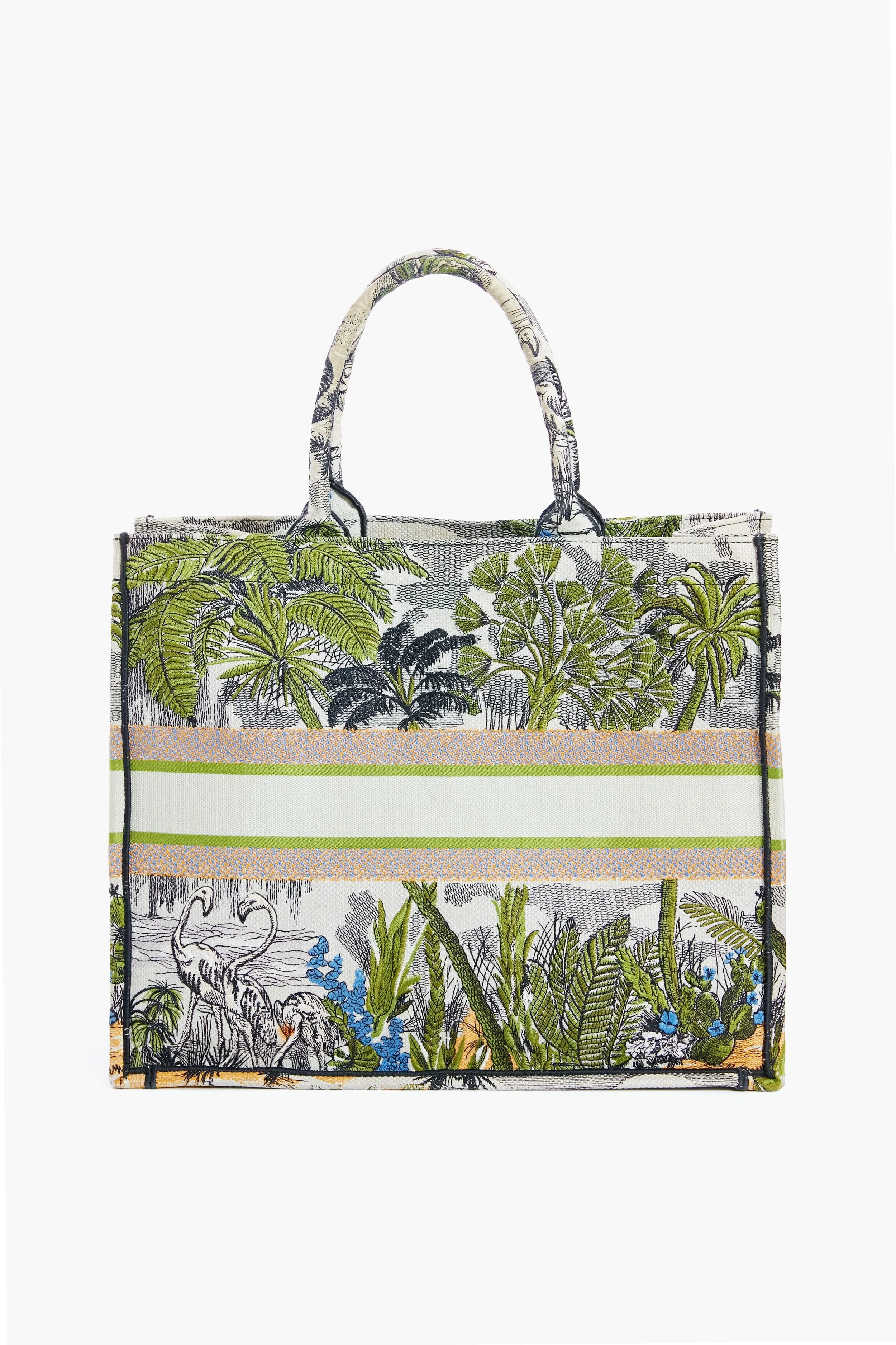 Dior Canvas Large Book Tote