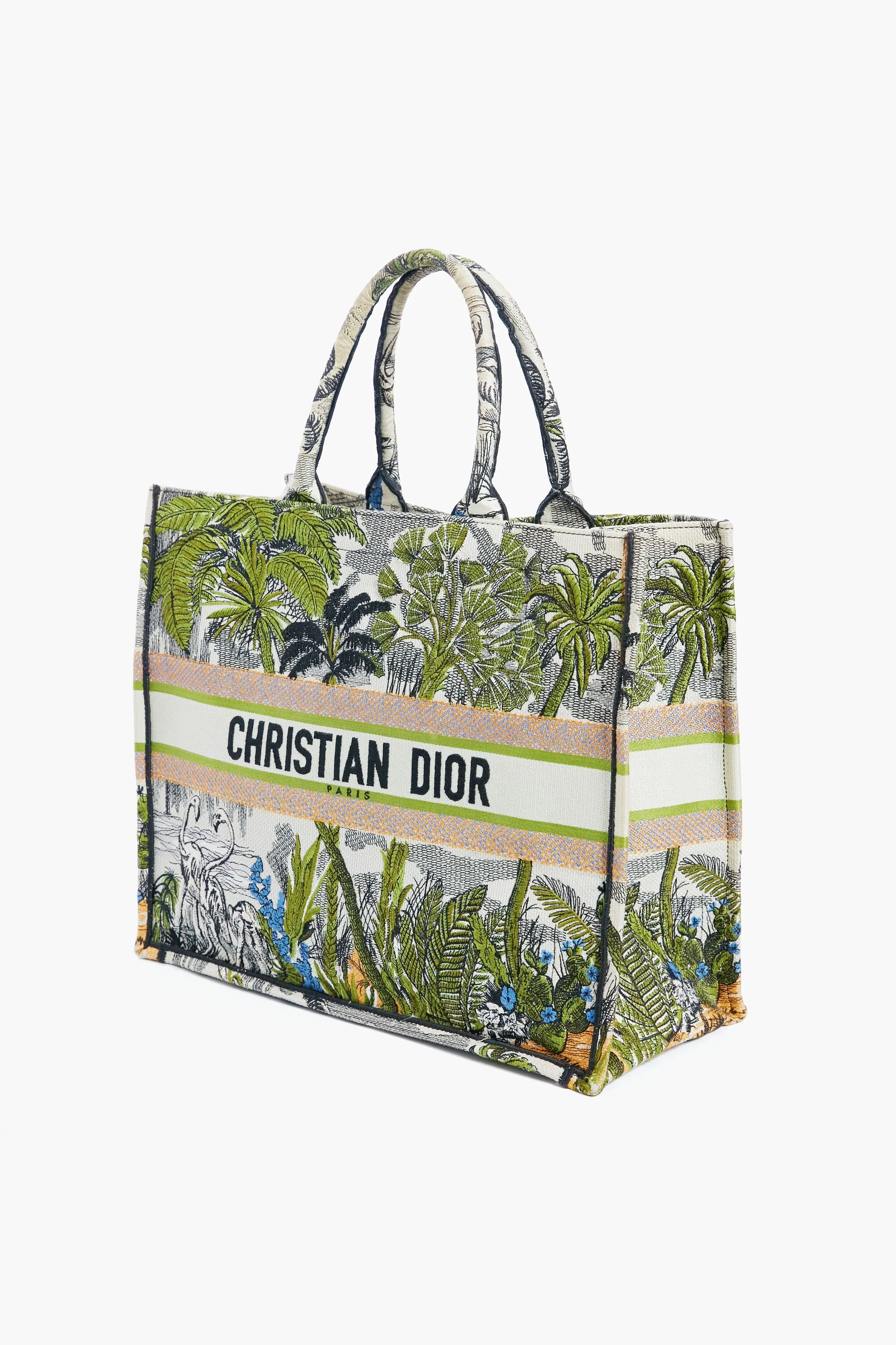 Dior Canvas Large Book Tote