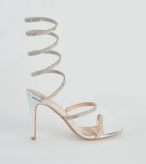 Fancy Feet Spiral Stiletto Heels
