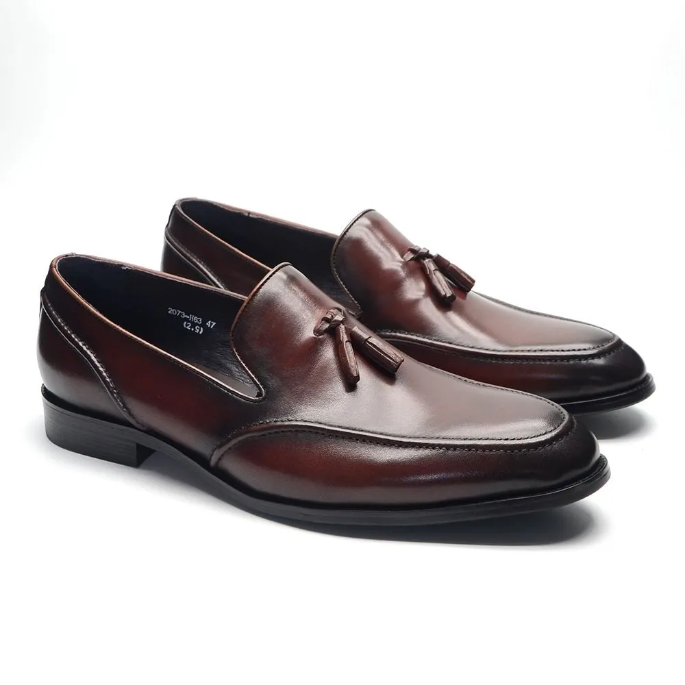 Fashion Leather Breathable Leather Shoes Men's Business Loafers