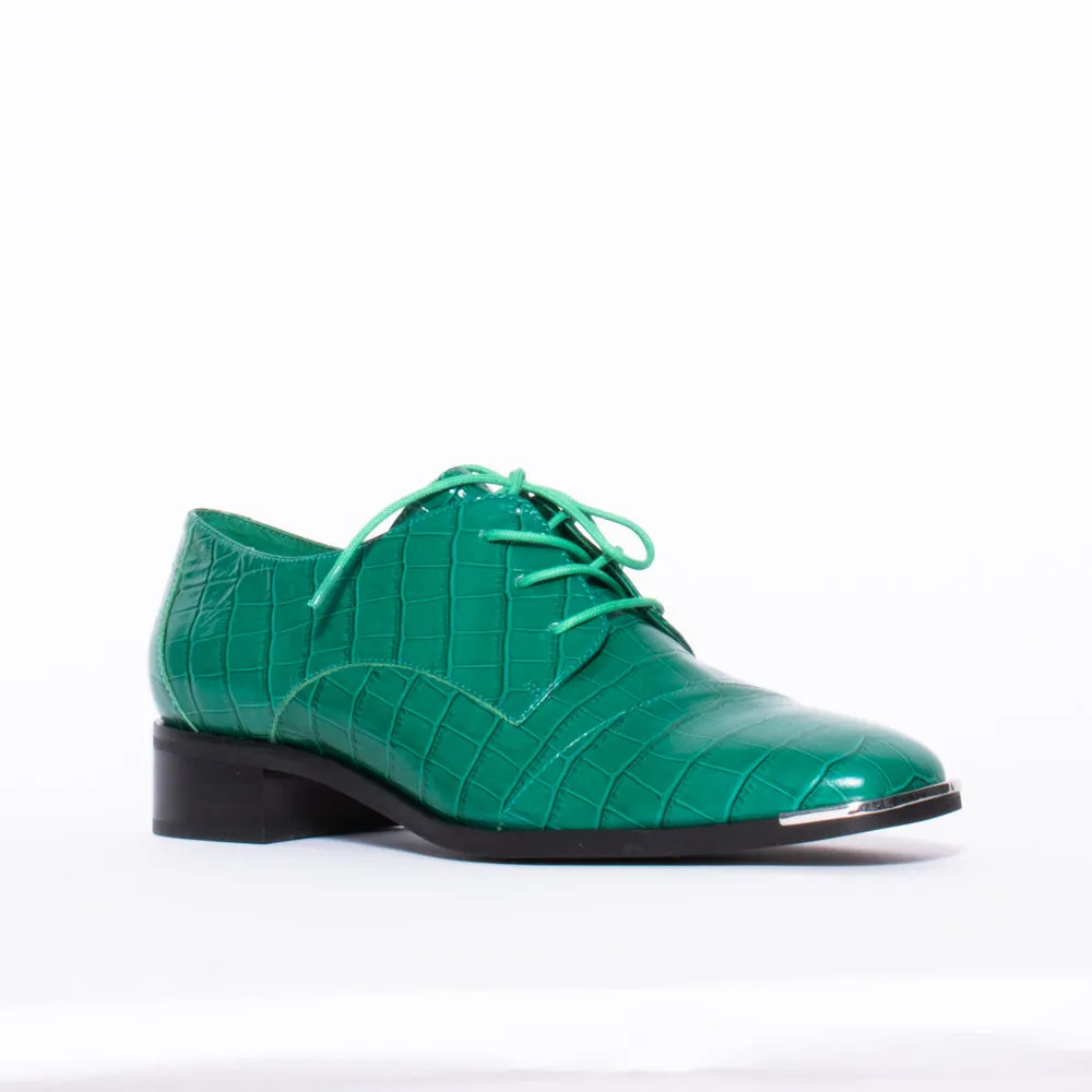 Fesla Emerald Croc Print