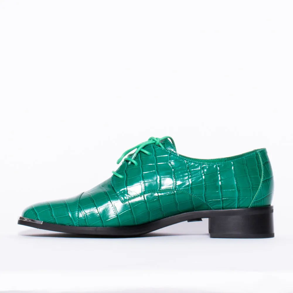 Fesla Emerald Croc Print