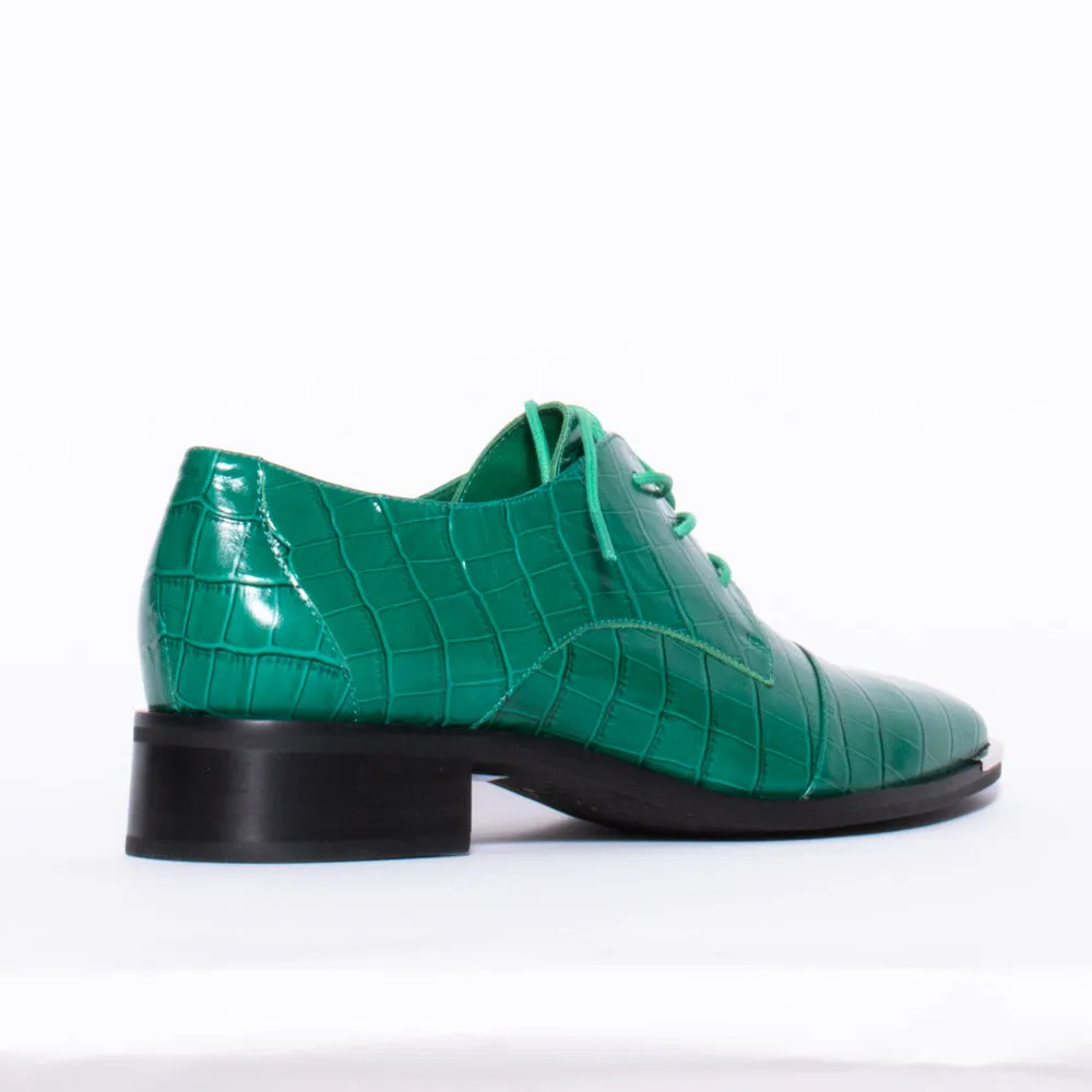 Fesla Emerald Croc Print