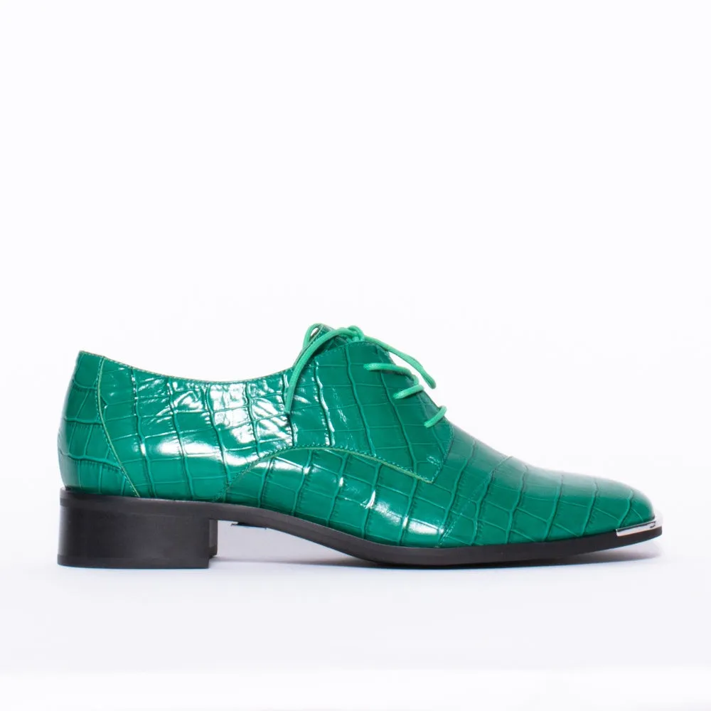 Fesla Emerald Croc Print