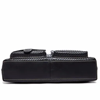 Genuine Leather Casual Men's Briefcase