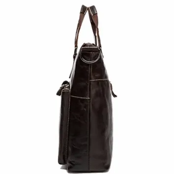 Genuine Leather Casual Men's Briefcase