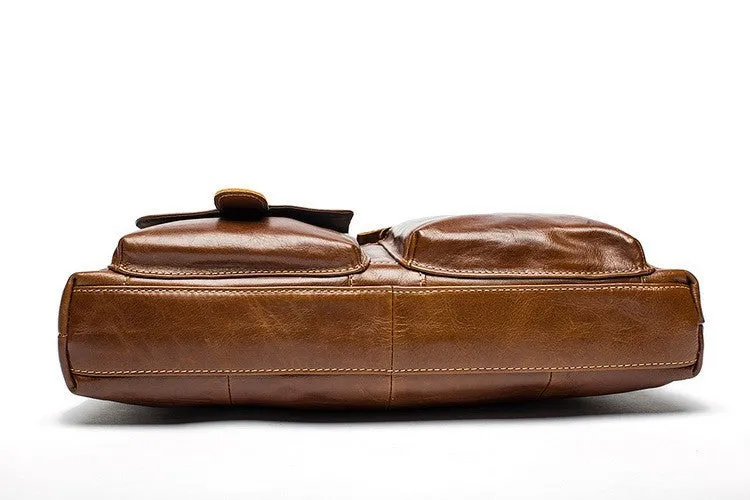 Genuine Leather Casual Men's Briefcase