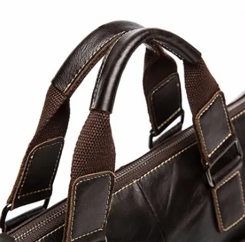 Genuine Leather Casual Men's Briefcase