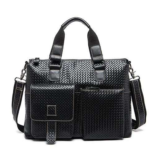 Genuine Leather Casual Men's Briefcase