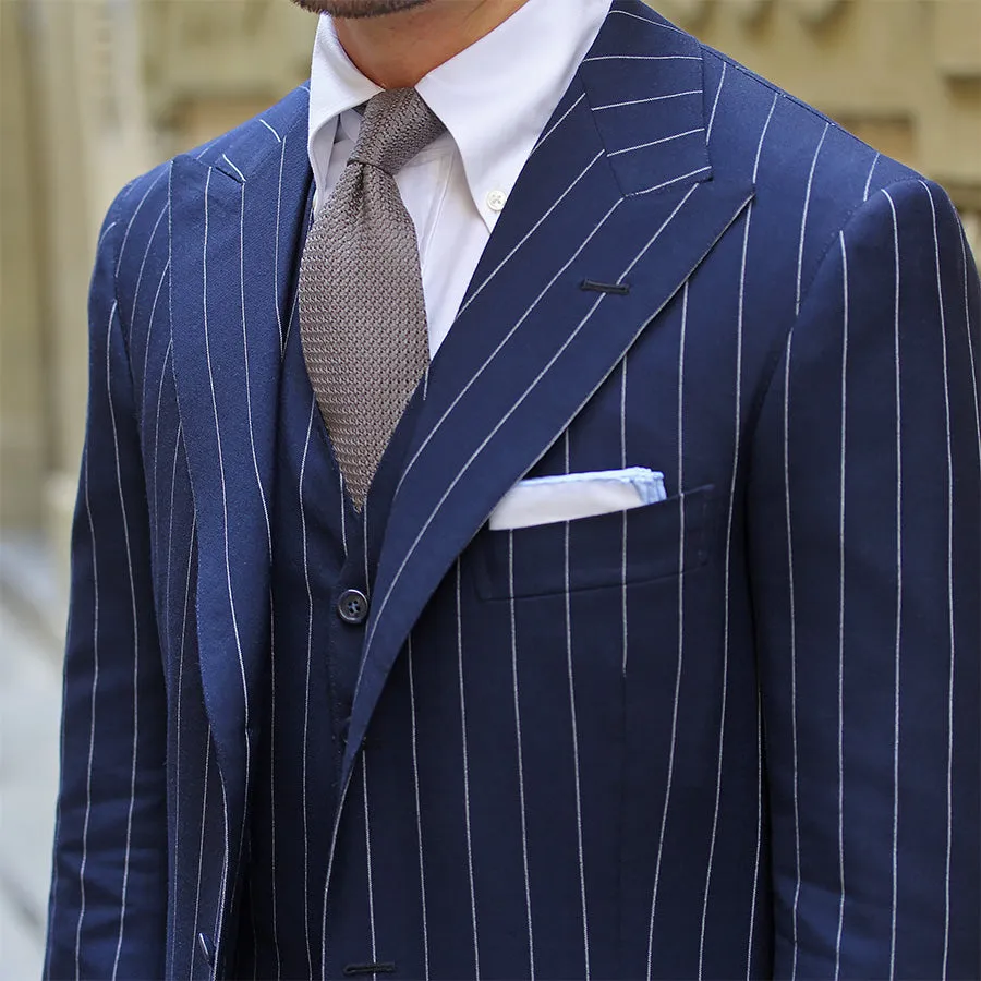 Grenadine / Garza Grossa Tie - Elephant - Hand-Rolled