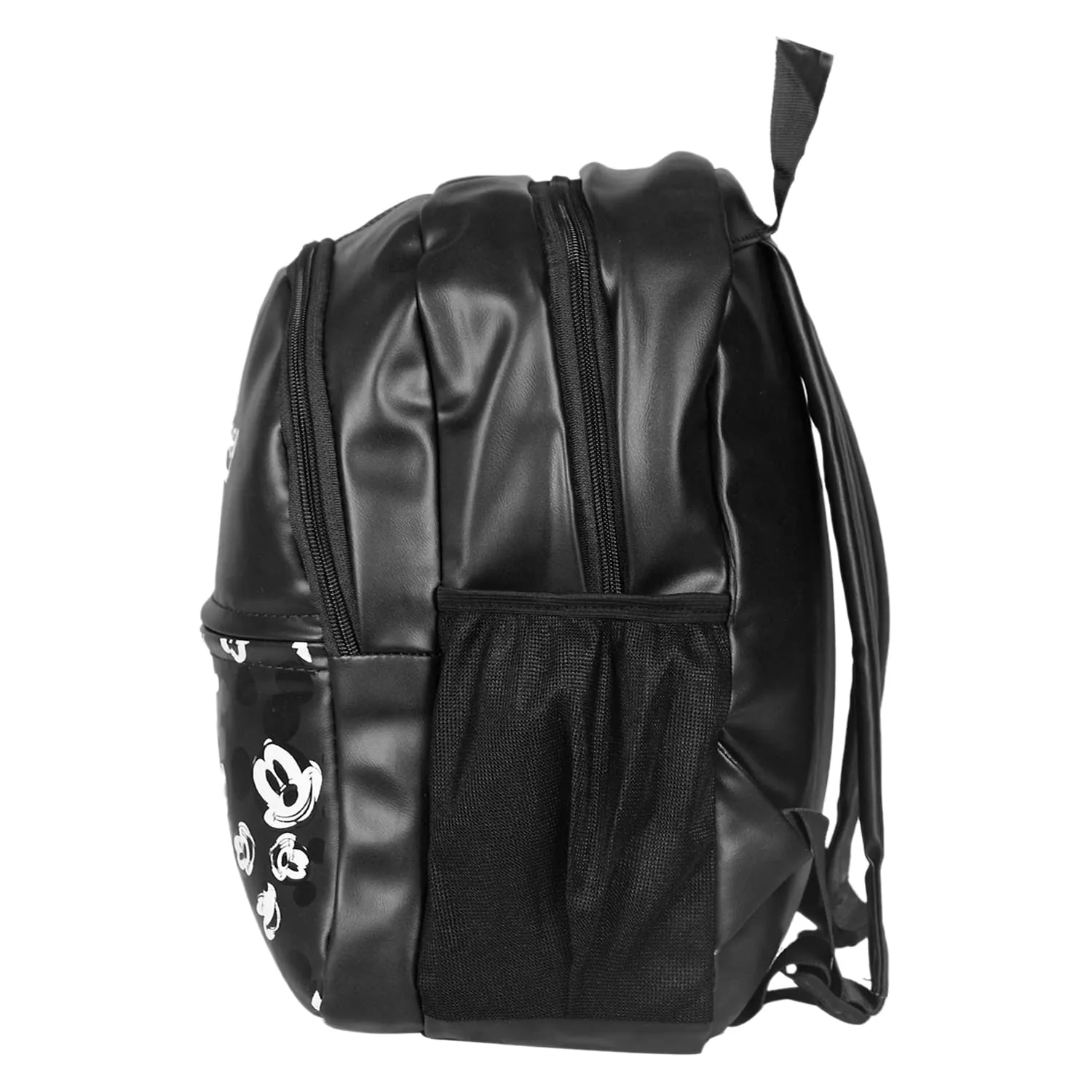 Heart Home Disney Mickey School Bag for Kids|Stylish Backpacks for Kids|Leather Waterproof Shoulder Straps Bag for College|Travel (Black)