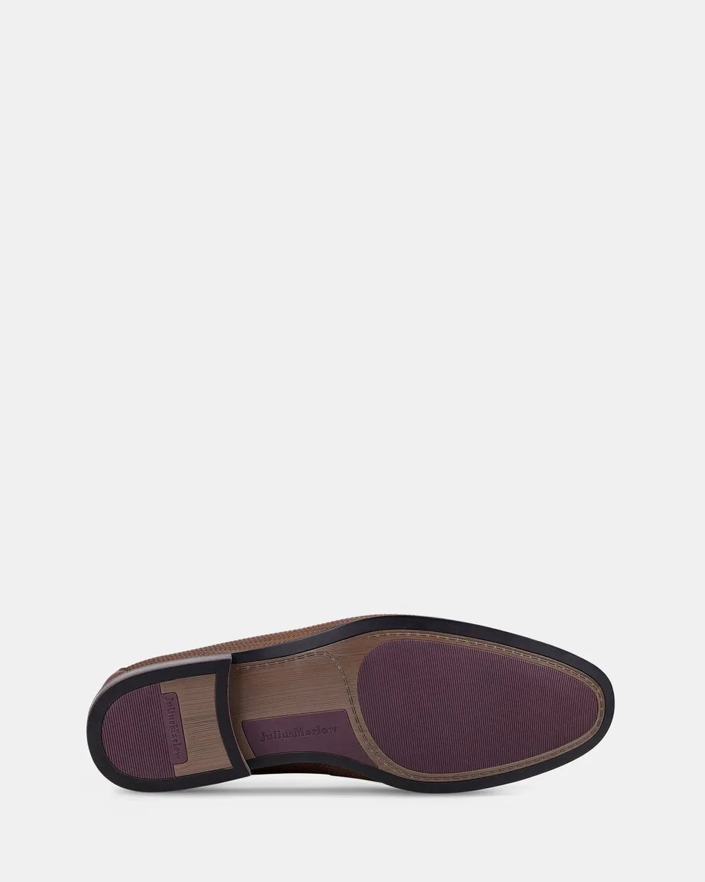 JULIUS MARLOW Lapel Loafer - Tan