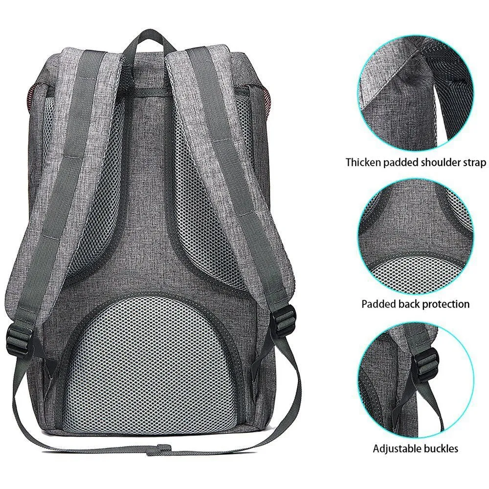 KAUKKO Backpack for city trips, EP5-2 ( Grey / 19L )