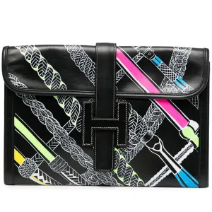 Knot Print Customised Black Jige