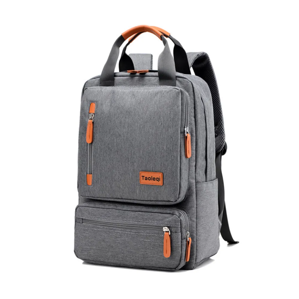 Laptop Backpack Shoulder Bag for Travel School Business Work School Light Gray
